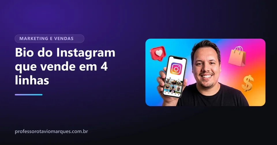 Capa do artigo Bio do Instagram para empresa: como escrever em 4 linhas que vendem