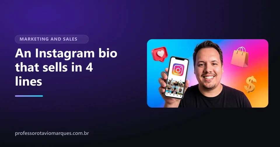Cover of the article Instagram bio for business: how to write 4 lines that sell