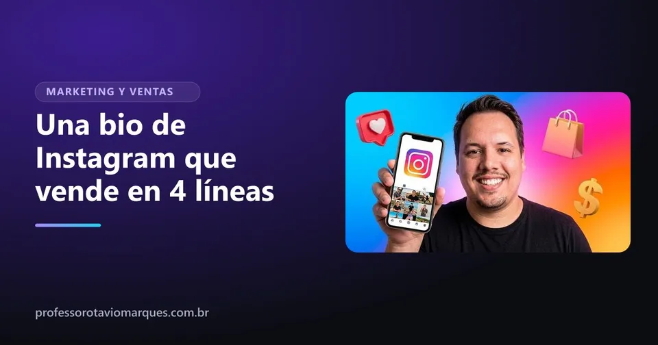 Portada del artículo Bio de Instagram para negocios: cómo escribir 4 líneas que venden