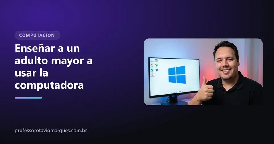 Portada del artículo Cómo enseñar a un adulto mayor a usar la computadora: 10 consejos