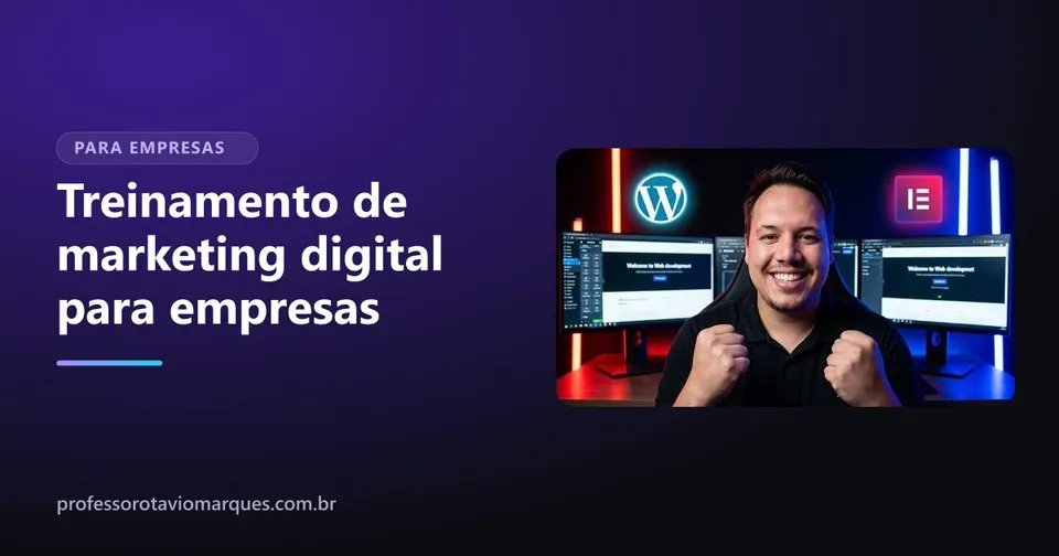 Capa do artigo Treinamento de marketing digital para empresas: por onde começar